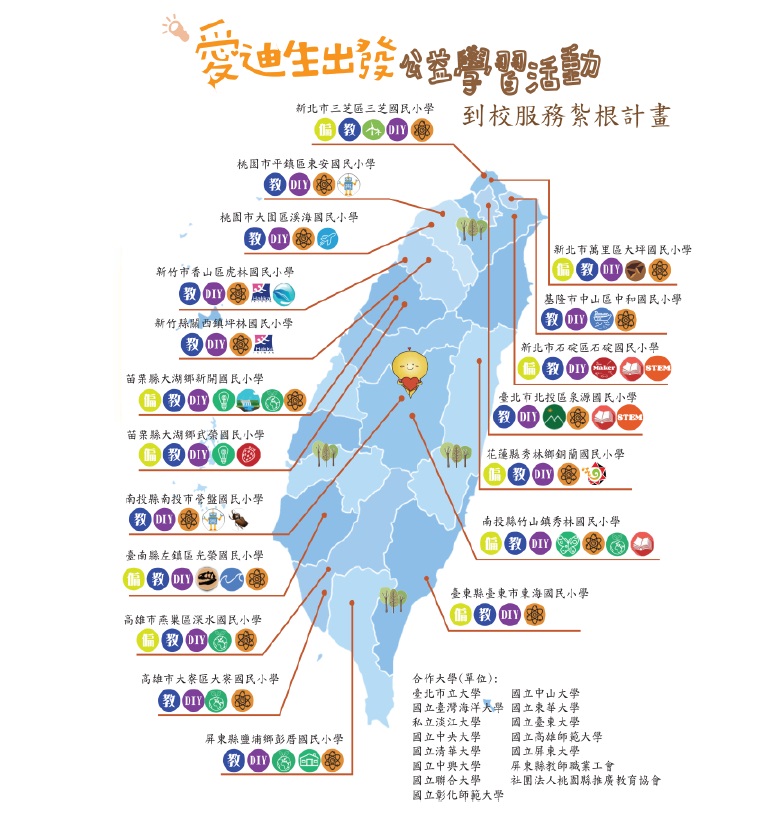 「『愛』迪生出發」公益學習活動-到校服務紮根計畫