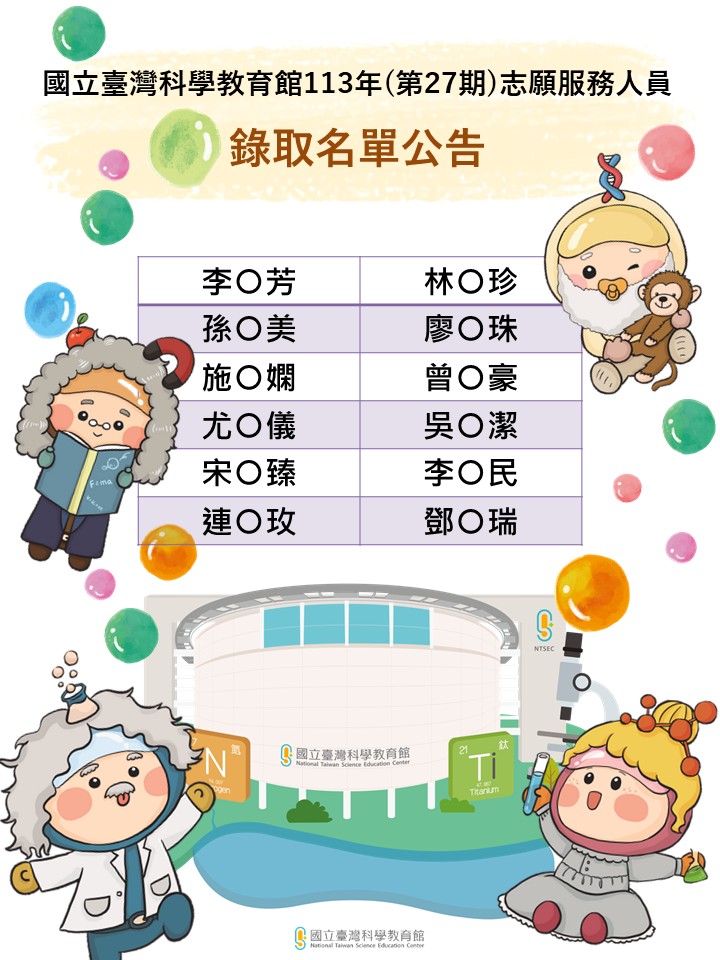 公告名單