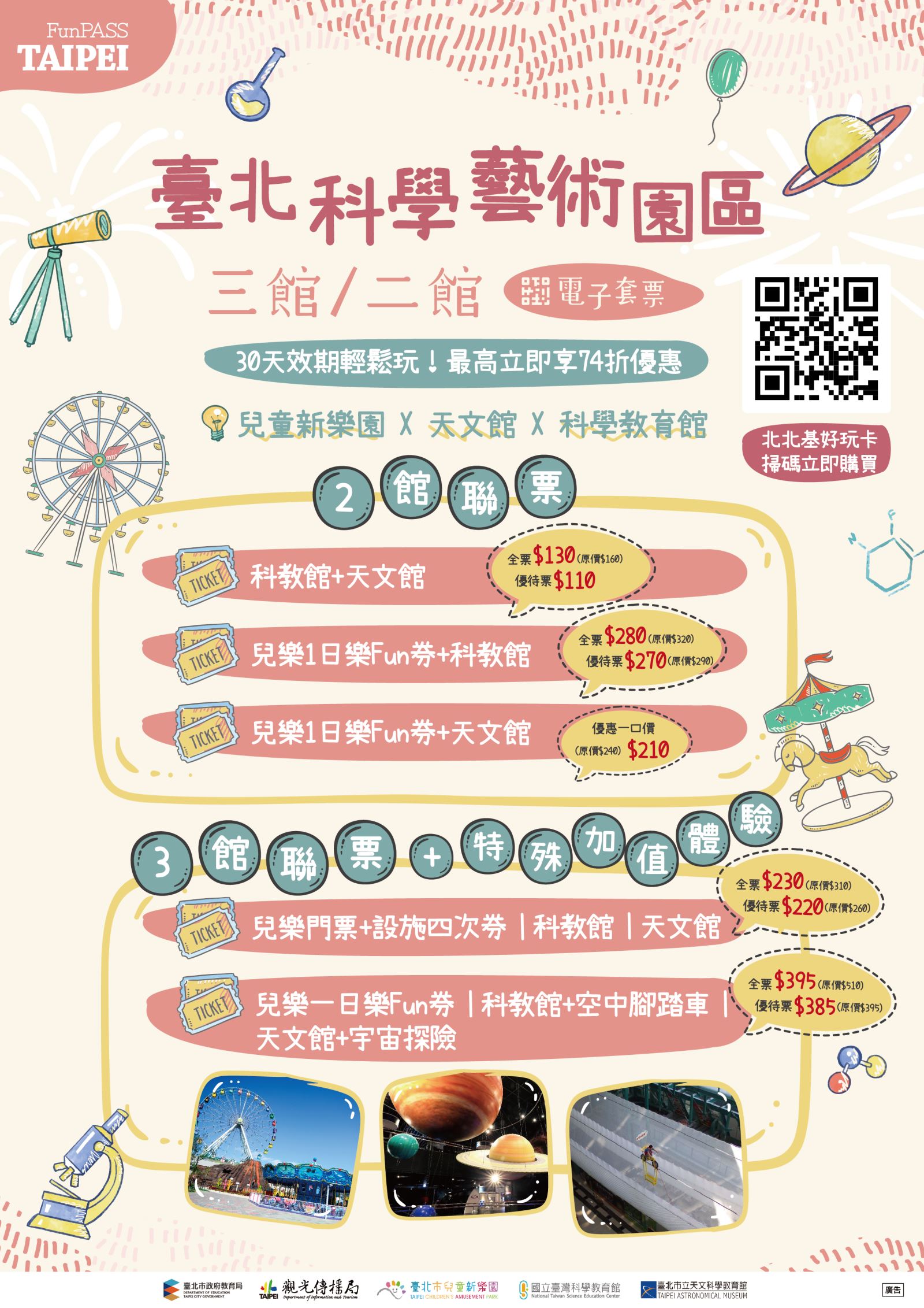 臺北科學藝術園區聯票