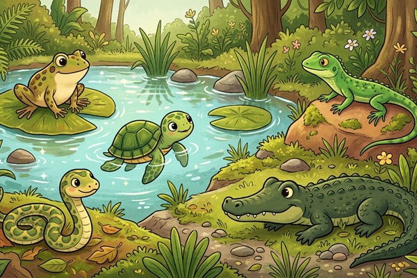 兩棲爬爬獸(兩棲爬蟲感受營)-幼兒